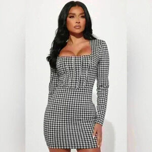 Have a Chance Minidress Fashion Nova NWT Size Large - SOLD OUT ONLINE